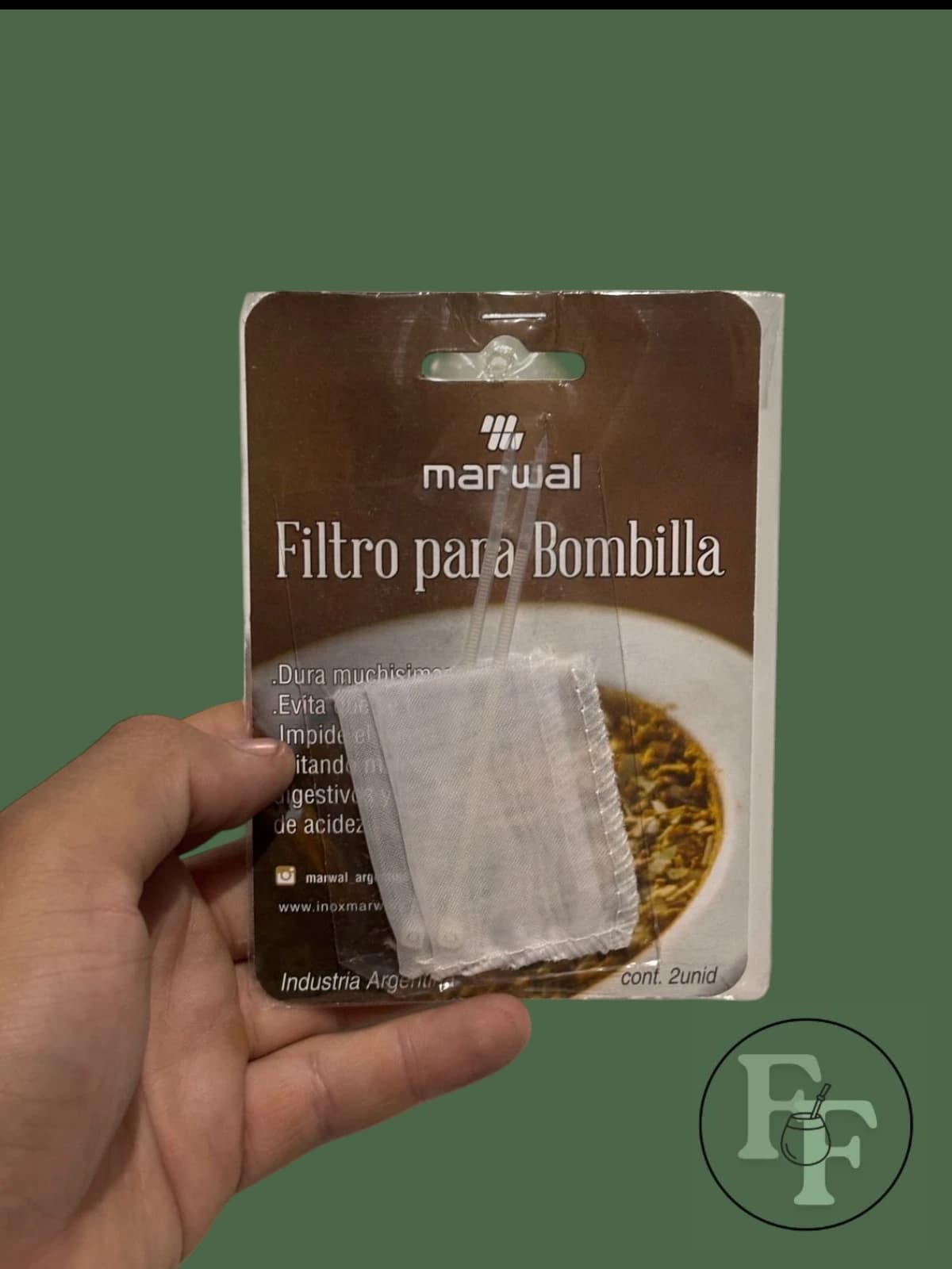 Filtro para bombilla