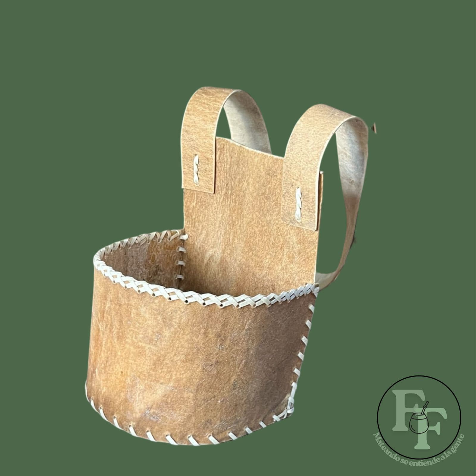 Canasta de Auto Cuero Crudo