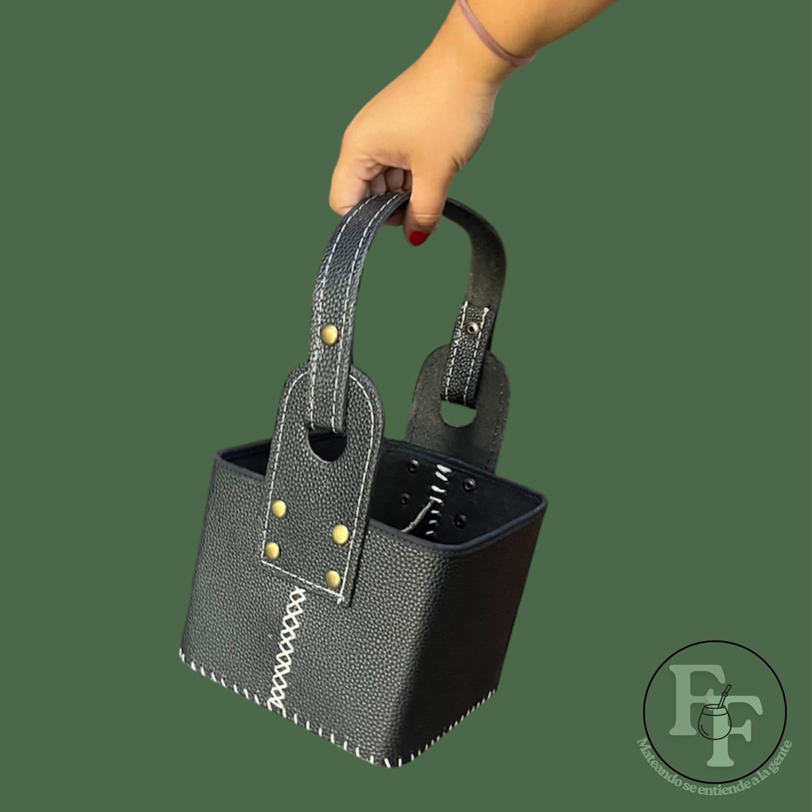 Canasta de Eco Cuero