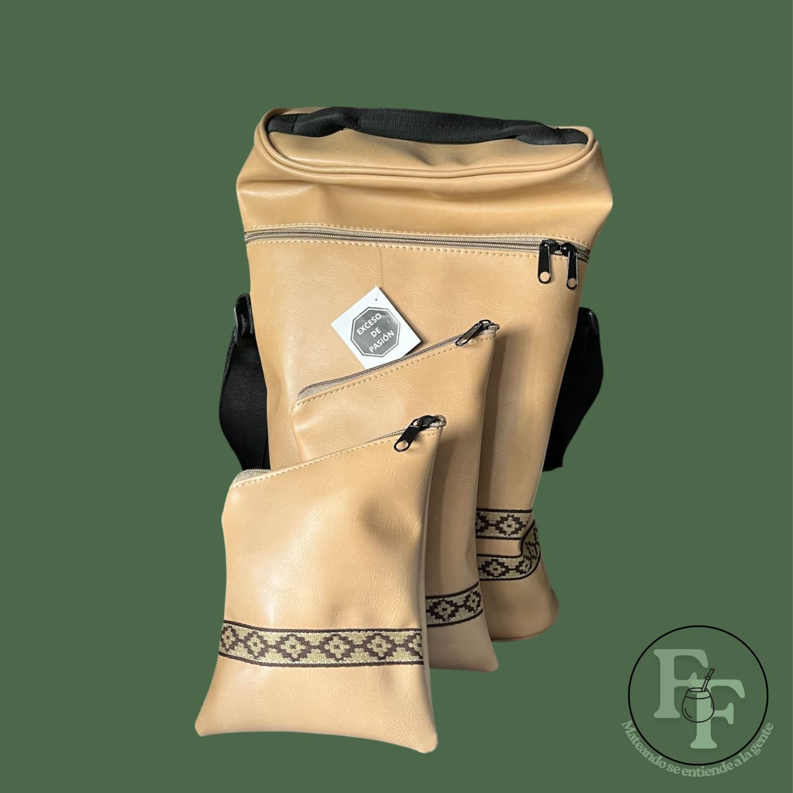 Combo Mater Campestre de Ecocuero crudo