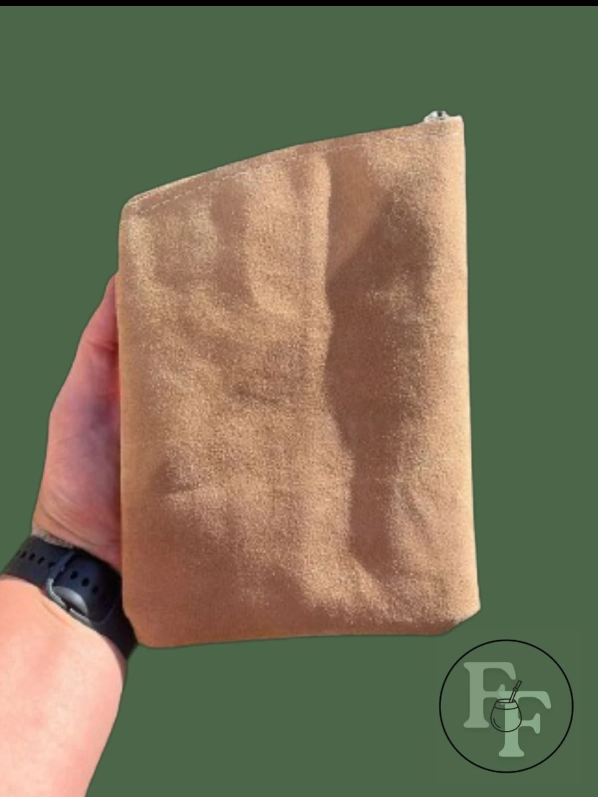 Yerbera Marron claro