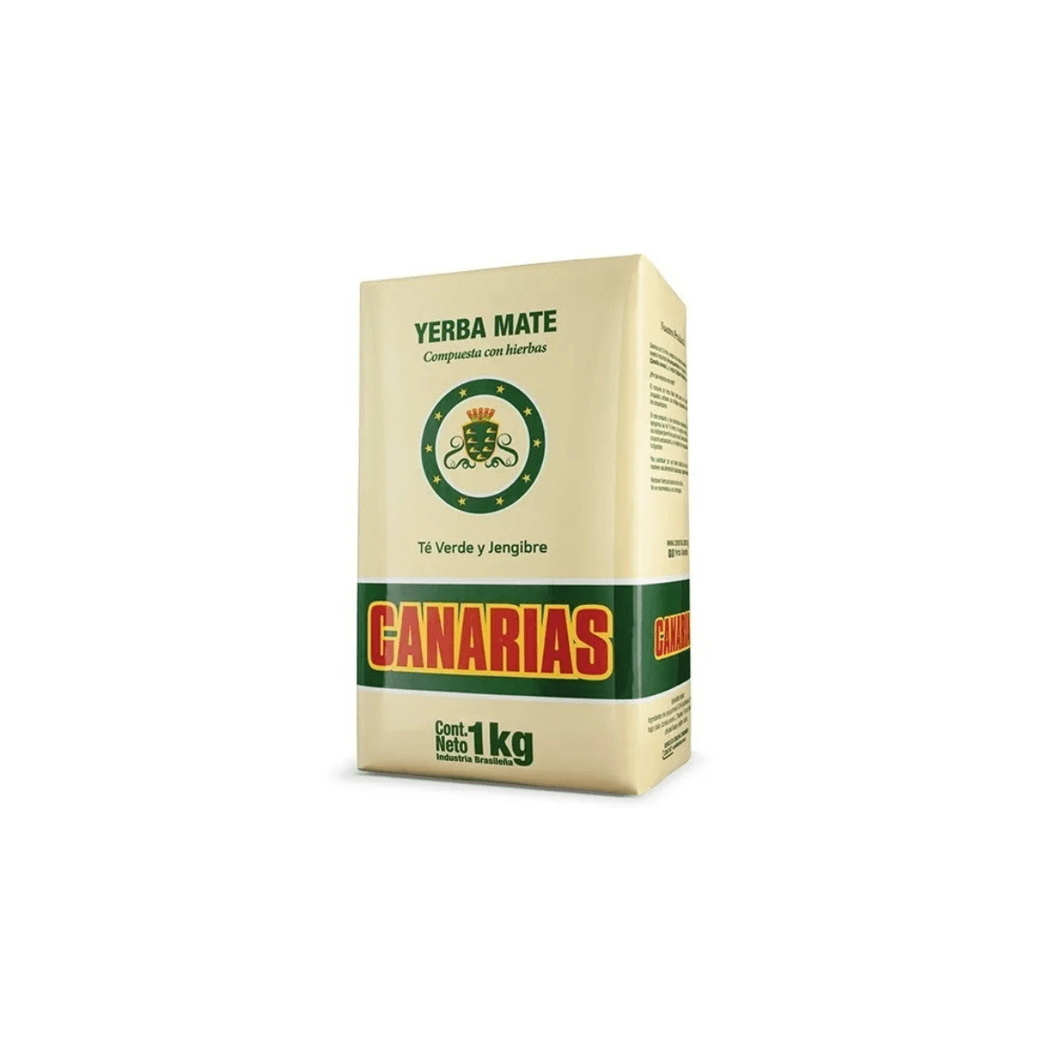 Yerba Canarias Té Verde y Jengibre 1kg